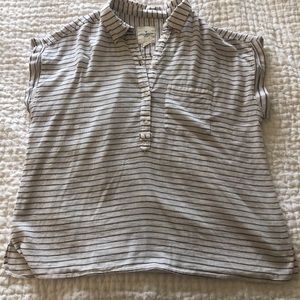 American Eagle striped, flowy top
